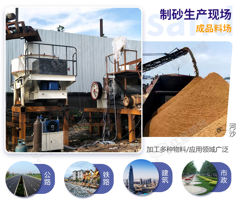 制砂生產(chǎn)線成品質(zhì)量高、效益高