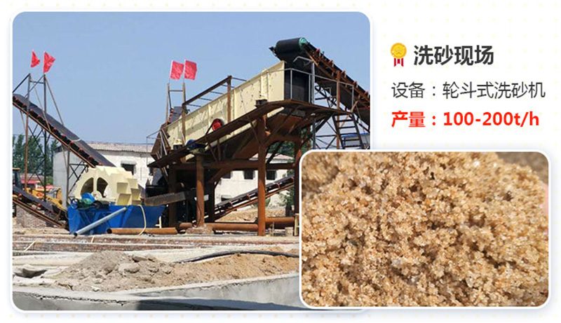 輪式洗砂機(jī)產(chǎn)量高、效果好